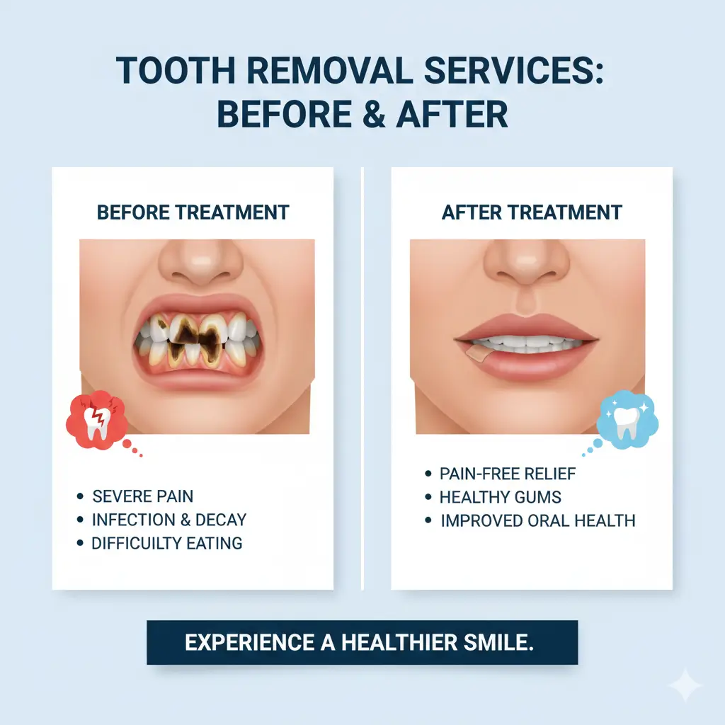 tooth removal before and after 2026